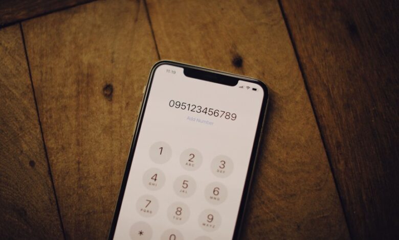 phone number details and contact identification